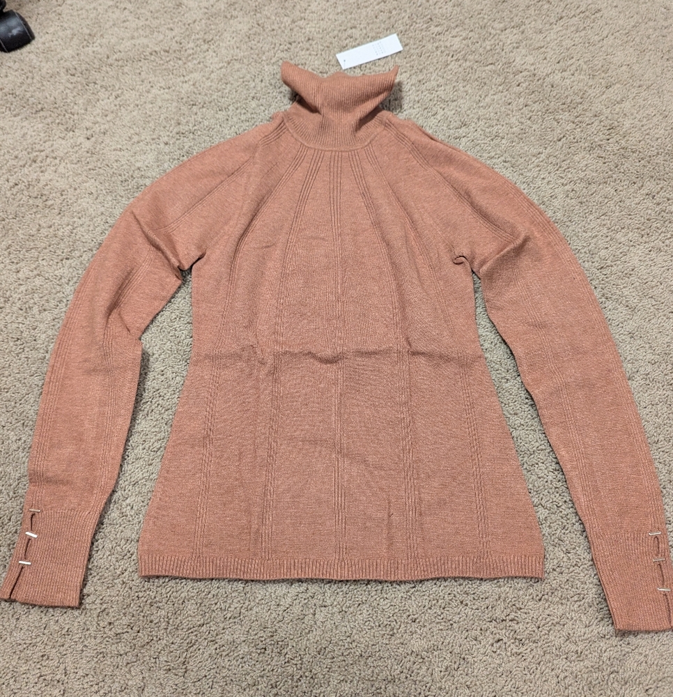 White House Black Market Tan Sweater